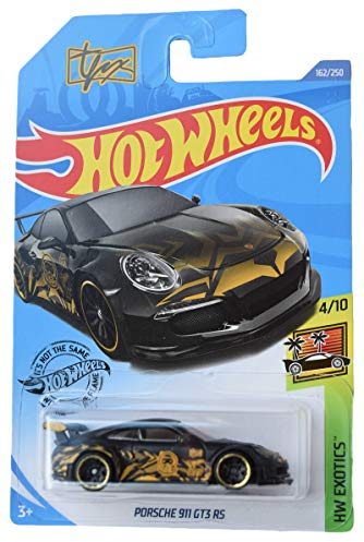 Hot Wheels Porsche 911 GT3 RS 162/250 Schwarz 1:64 Auto Sportwagen Kid Uni Kinder