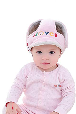 Eyand Baby Schutzhelm - Verstellbarer Schutzhelm für Kleinkinder, Schutzhut für weiche Säuglinge, Kopfschutzhut zum Krabbeln (Pink)