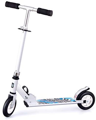 WRRAC-Trampolin Kick Scooter für Jugendliche | Faltbar, leicht | Höhenverstellbarer Stoßdämpfungsmechanismus Große 150-mm-Räder Deckstütze aus Aluminiumlegierung 60 kg