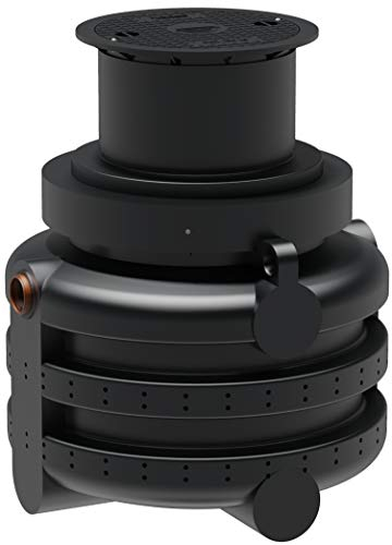 GreenLife Sickerschacht 1.000 l Gartenentwässerung mit Sieb Ablauf