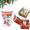 Carmani Mug en porcelaine décoré sur le thème de Noël 350 ml