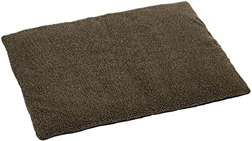 Shooterking® Hundebett aus Faserpelz Dog Collection für Jagdhunde mittelbraun (120 x 100 cm)