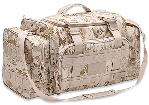 APRILBAY Taktische Reisetasche für Herren, große Reisetasche, Wandern, Trekking, Sporttasche, Camping, Jagd, Angeln, super Qualität und langlebig, Digi Camo, 40L, Reisetasche für den Außenbereich