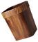 Zerodeko Carré Poubelle Bureau Déchets Papier Corbeille Bin Rustique Grain De Bois Motif Poubelle Poubelle Pour La Maison Cuisine Chambre Bureau 14 L