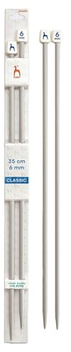 Pony Classic Stricknadeln aus Aluminium 35 cm 6,00 mm – 1 Stück
