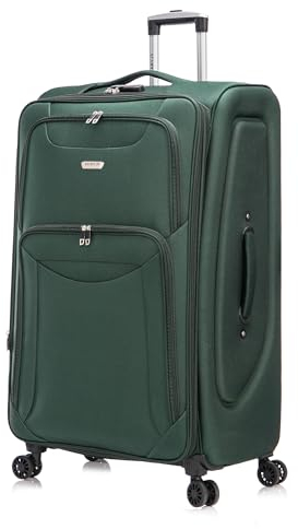 FLYMAX 24 Medium Super Lightweight 4 Wheel Suitcase Luggage Expandable with Wheels