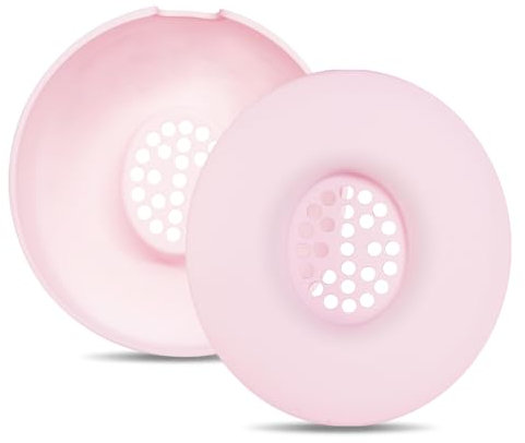 umvowuxa Coussinets de protection en silicone pour écouteurs Beats Solo 4, Solo 3 - Résistants à la transpiration et lavables - Pour casque sans fil Beats Solo4 et Solo3 - Rose