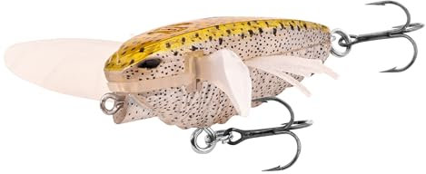 Spro ZUK 35 Hybrid-Hardbait – Topwater Köder & Crankbait für Forelle, Döbel und Barsch. Vielseitiger Angelköder, Länge 3,5 cm, 4g (Spotted Yellow)