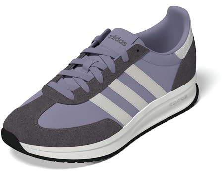 adidas Run 70S 2.0 Shoes, Zapatos Mujer, Silver Violet/Crystal White/Trace Grey, 39 1/3 EU
