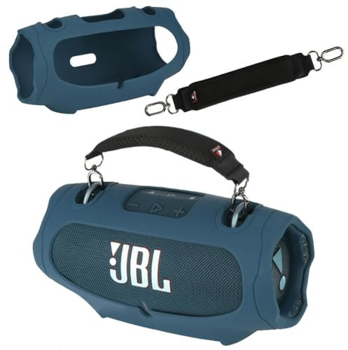 Xingsiyue Silicone Cover Case for JBL Xtreme 4 Portable Bluetooth Speaker - Outdoor Travel Protective Case, Anti-drop Soft Skin Sleeve with Carrying Strap
