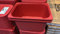 Generisch TROFAST Aufbewahrungsbox, für Trofast Regale geeignet. (1er Set, Rot 23cm)