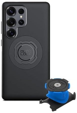 Quad Lock Stem/Handlebar Bike Phone Holder Kit with MAG Phone Case for Samsung Galaxy S25 Ultra