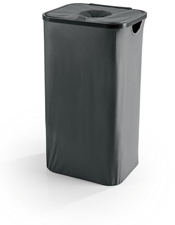 EASYmaxx Pfandflaschen Sammelbehälter 100 L mit 2 herausnehmbaren Tragetaschen | Flaschen Aufbewahrung für Altglas & Leergut | Behälter für Leergut | Flaschensammler für Küche & Abstellraum