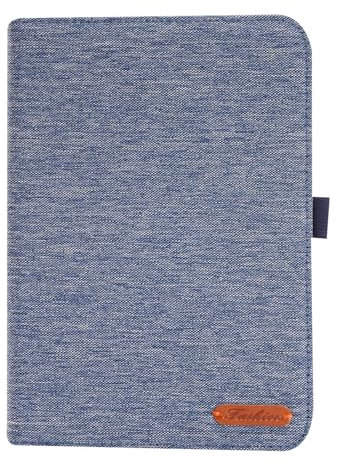 YIZHI KXY Funda Protectora para Tablet PC Slim Case Compatible with iPad Mini 7 (A17 Pro) 2024/ Mini 6 2021 8.3 Inch - Ultra-Thin Flip Fold Stand Cover with Auto Wake/Sleep | Soft TPU Back Cover(BLU)