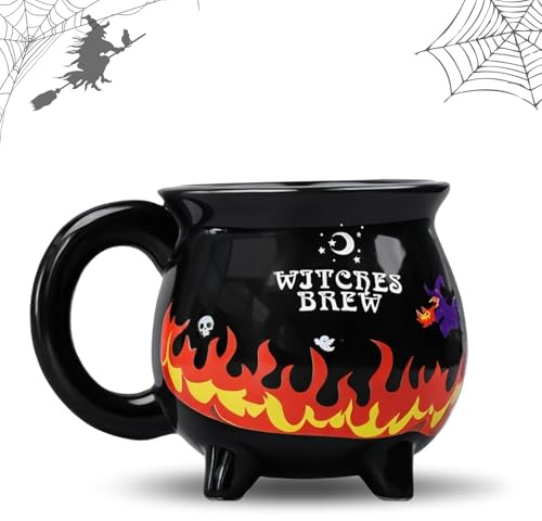 AllisWay Halloween Mug, Halloween Tazza, Calderone, Calderone Tazza, Può Cambiare Colore Aggiungendo Acqua Calda, Rendendolo il Regalo Migliore per halloween, Compleanni e Anniversari