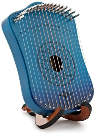 Gear4music Life Harpika, 17 Saiten | Für Anfänger und erfahrene Musiker, Harfen-Kalimba-Hybrid mit entspannenden Tönen, hervorragend für Klangtherapie