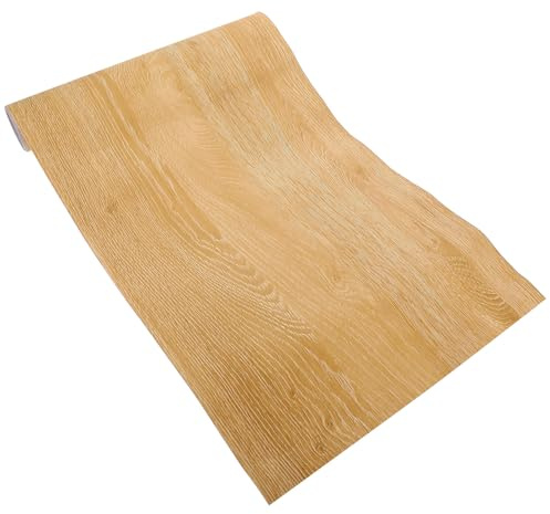 DECOMELODY Selbstklebende PVC Holzdekor Folie in Eichenoptik, 1 Rolle