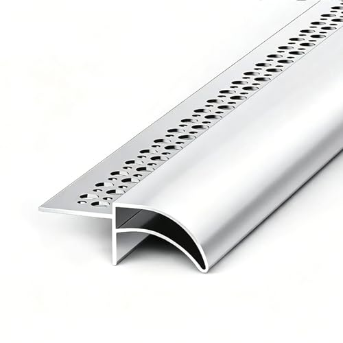 Tropfkante Tropfkante für den Außenbereich 60 90 100 125 135 150 200 cm, Extra Lange Regenrinne für Dach und Wand, Lackierbares Wasserablaufprofil(W30mm(1.2),L7.7ft(235cm))