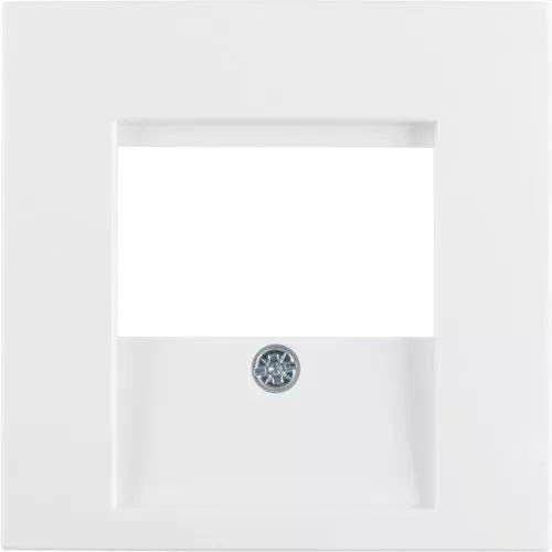 Hager 6810338989 USB-Ladeanschluss, S/B, Weiß glänzend