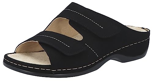 Berkemann Damen Berkoflex Pantolette Micronubuk medium Fußbett: herausnehmbar