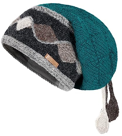 alpengoa McRon Damen Gestrickte Wollmütze Modell Shana