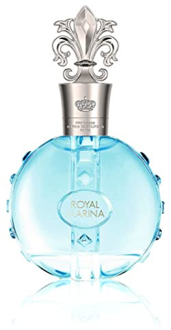 Royal Marina Turquoise by Princesse Marina De Bourbon - Eau de Parfum for Women - Floral Woody Musk Fragrance - Opens with Green Apple, Peach and Fruit Cocktail - Fresh and Sensual - 50 ml