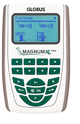 GLOBUS | Magnum XL Pro High Power Home Magnetotherapy | 46 Programme für die Behandlung zu Hause, Trauma und Fraktur Genesung, Arthrose und Arthritis Hilfe, Ästhetik-Programme