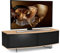 Centurion Supports Caru TV-Schrank, glänzend, Schwarz und Eiche, strahlenfreundlich, super modernes D-Form-Design, 81,3 cm - 165,1 cm, LED/OLED/LCD-TV-Schrank