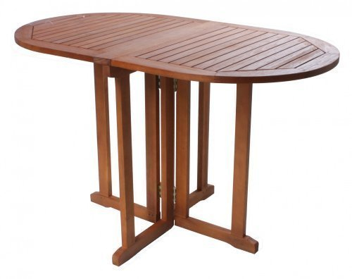 Benelando® Klappbarer Gartentisch aus Eukalyptusholz