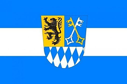 U24 Aufkleber Berchtesgadener Land Flagge Fahne 8 x 5 cm Autoaufkleber Sticker