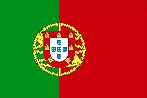 U24 Autocollant drapeau du Portugal 15 x 10 cm Autocollant pour voiture