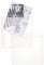 Transparente Briefumschläge Quadratisch, 155 x 155 mm, Transparent-Weiß, 100 Stück, Durchsichtige Umschläge, 90 g/m², milchig, Haftklebung, Blanke Briefhüllen, Gerade Klappe, Offset, Ohne Fenster