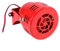 Qiilu 12 V Elektro Auto Truck Motorrad Driven Air Raid Siren Horn Alarm Laut 50s Rot