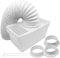 SPARES2GO Vent Hose Condenser Kit with 3 x Adapters compatible with Electra Tumble Dryer (1.2m)