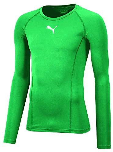 PUMA Kinder Liga Baselayer Tee LS Jr Shirt, grün (Pepper Green), 116
