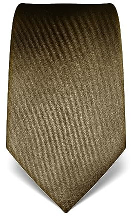 Vincenzo Boretti Herren Krawatte reine Seide uni einfarbig edel Männer-Design zum Hemd mit Anzug für Business Hochzeit 8 cm schmal/breit dunkelgrün