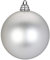 Inge-glas Weihnachtskugeln XXL Kunststoff Kugel Sterne 15cm 20cm & 30cm groß (Kugel 15cm Silber matt)