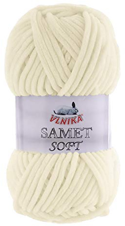 100g Strickgarn Samet Soft Chenille-Strickgarn Samtwolle Strickwolle flauschig Farbwahl