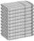 A & B TRADERS Wonderdry Tea Towels Kitchen Pack of 10, Cotton Absorbent Long Lasting Catering Bar Towels (Grey)