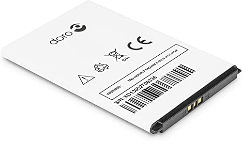 Doro - Batterie d'origine pour Doro 2414/2424/5030/6030/6050/6520/6530/6620/6630/5516 - Haute Performance -Produit Doro - 800mAh - Garantie Exclue pour Usage de Pièces Non Autorisées par Doro