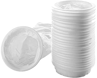 10 Stück Spuckbeutel mit Mundstück Einweg Emesis Tasche,1500ml Weiß Hohe Dichte Kotztüten mit Ring,Brechbeutel für Kinder und Erwachsene