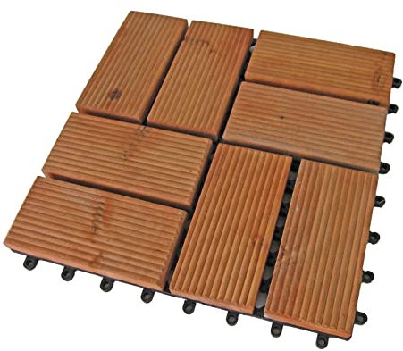 Vacchetti 5301350000 Piastrella Pavimento in Legno Ad Incastro, Multicolor, Piccolo