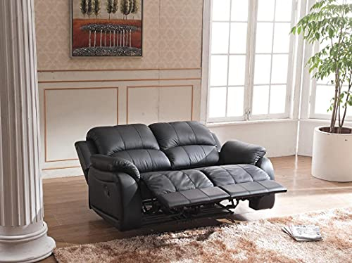 Mapo Möbel Voll-Leder Couch Sofa Relaxsessel Polstermöbel Fernsehsessel 5129-2-S