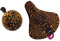 Liix Set Design Bell und Sattelbezug Leopard Muster Zoo Tier für Damen, Herren und Kinder