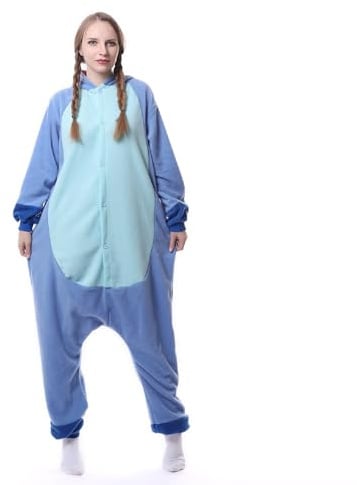 LorranTree Onesie Kostüm Jumpsuit Tier Costume Damen Herren Pyjama Fasching Halloween Schlafanzug Cosplay Erwachsene Karneval
