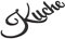 Küche Türschild Schriftzug Firma Name Wandschild Selbstklebend Schwarz