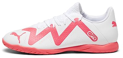 PUMA Future Play It, Herren-Fußballschuhe, Puma Weiße Feuerorchidee, 40.5 EU