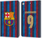 Head Case Designs Licenciado Oficialmente FC Barcelona Robert Lewandowski Equipación De Jugadores 2022/23 Carcasa de Cuero Tipo Libro Compatible con Apple iPad 9.7 2017 / iPad 9.7 2018