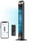 Dreo Ventilateur tour WiFi de 101,6 cm, refroidissement haute vitesse de 7,9 m/s, ventilateur de sol silencieux avec télécommande, ventilateur oscillant à 90°, 4 modes, minuterie 8H, contrôle tactile,