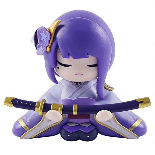 Xinchangda Raiden Ei Actionfigur, Raiden Shogun PVC Modelle Statue Beelzebul Figur Spielzeug Desktop Ornament Sammelfigur für Fans